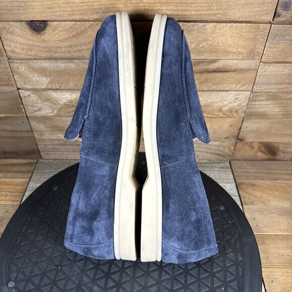 Paul Green Selby Womens Sz US 7 UK 4.5 Shoes Loafers Space Suede Navy Blue - Picture 8 of 10
